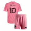 Camiseta Inter Miami Lionel Messi #10 Primera Equipación Replica 2025-26 para niños mangas cortas (+ Pantalones cortos)